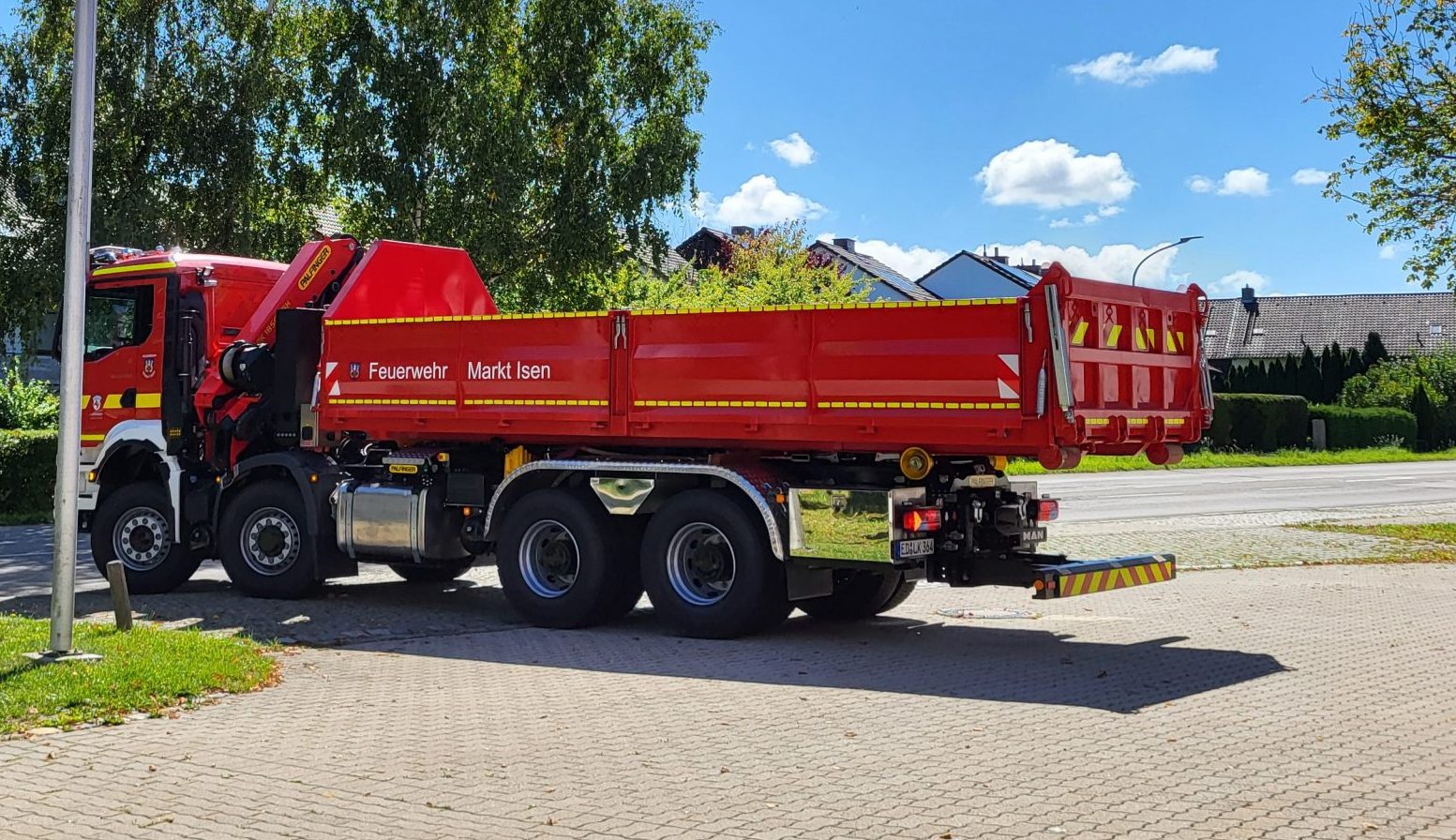 AB-Mulde, Abrollbehälter Mulde, Freiwillige Feuerwehr Isen
