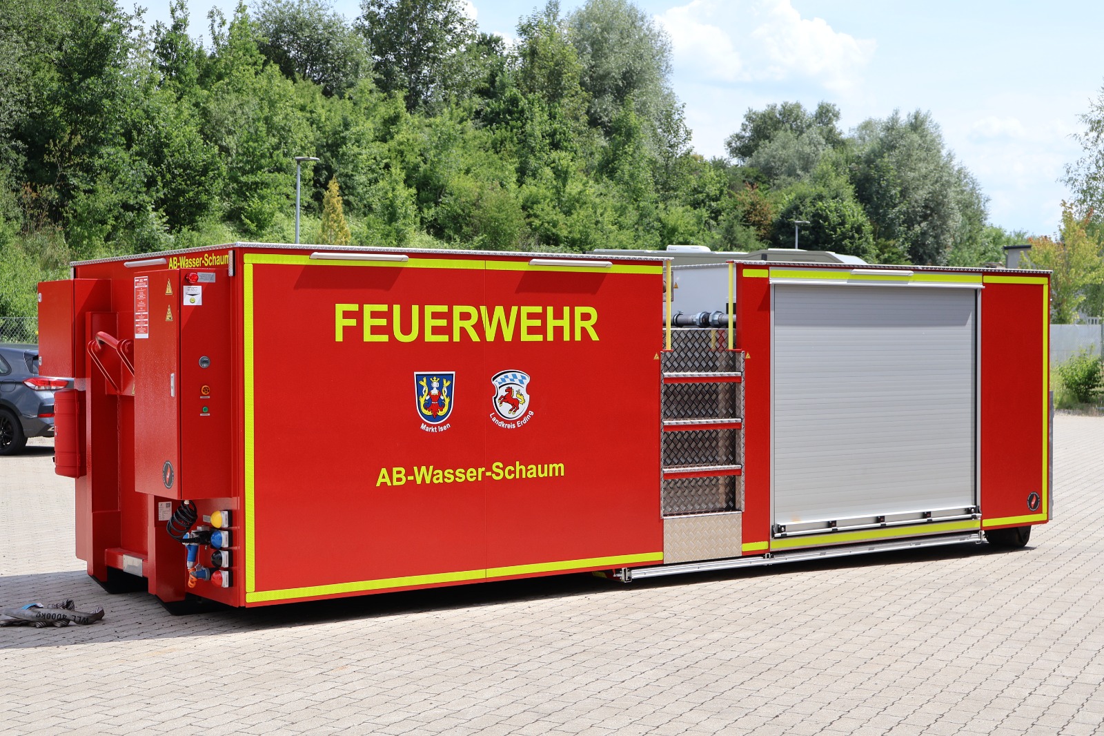 AB-Wasser/Schaum, Abrollbehälter Wasser/Schaum, Freiwillige Feuerwehr Isen