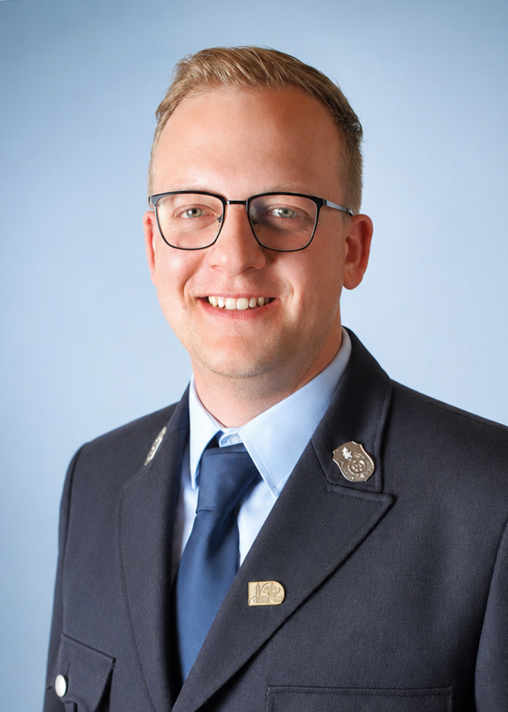 Robin Wedekind Stellvertretender Kommandant Freiwillige Feuerwehr Isen